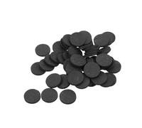 Homoyoyo 50pcs High Purity Graphite Electrode Plates Circular Discs Thick for Laboratory Electrochemical Use and Industrial Furnace Applications with Enhanced Conductivity and Durability