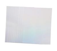 Homoyoyo 50pcs Iridescent Origami Paper Metallic Mirror Finish for Crafts DIY Handcrafts Folding Art Projects Resilient Reflective Cardstock with Elegant Night Effect