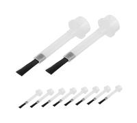 Homoyoyo 50pcs Manicure Replacement Brush Head Nail Polish Liquid Brushes Gel Polish Replacement for Salon and Home Manicure