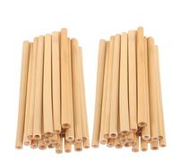 Homoyoyo 50Pcs Mason Bee Tubes Refill Nesting Tubes for Beekeepers Replaceable Reed Outdoor Pollination Habitat Inserts for Solitary Bees Insect Houses