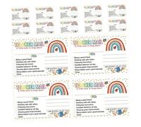 Homoyoyo 50Pcs Motivational Reward Cards for Teachers and Parents Classroom Behavior Encouragement Postcards Positive Affirmation Notes for Conduct and Personal Growth