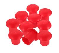 Homoyoyo 50pcs Plastic Rebar Safety Caps Reusable Mushroom Protective Covers for Construction Sites Easy Installation Rebar End Protection Sleeve Caps