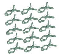 Homoyoyo 50pcs Reusable Garden Plant Clips for Vine Support Durable Plastic Stem Clamps Flexible Bending Clips for Tomato Flower and Vegetable Gardening
