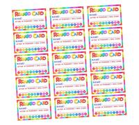 Homoyoyo 50pcs Reward Punch Cards for Classroom Behavior Encouragement Motivational Student Punch Cards for Childrens Conduct for Self Esteem Building and