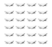 Homoyoyo 50pcs Silver Iron Mirror Brackets with Universal Compatibility and Effortless Assembly, Modern Minimalist Frame Fixing Kit for Bathroom Mirror Mounting and Wall Decor