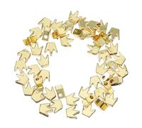 Homoyoyo 50pcs Spacer Beads for DIY Jewelry Making Luxurious Tiny Loose Charms for Bracelets Necklaces and Artistic Crafts