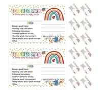 Homoyoyo 50pcs Teacher Cards Incentive Cards 4x6 Inch Coated Paper User-friendly Positive Behavior Encouragement Classroom Supplies and Teachers