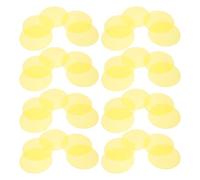 Homoyoyo 50pcs Warm White Light Gel Filter Stickers 70mm Diameter Yellow Transparency Film Sheets for LED Mood Lighting Recessed Light Covers and Photo Studio Diffusers