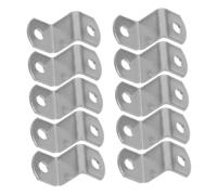 Homoyoyo 50pcs Z Shape Canvas Clips Durable Metal Frame Fasteners for Photo Frames Mirrors and Furniture Versatile Offset Brackets for Framing and Mounting Projects