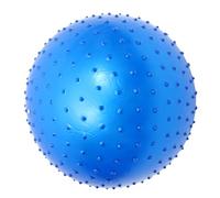 Homoyoyo 55cm Blue Massage Yoga Ball with Spiked Texture, Reusable Core Pilates Exercise Ball for Pregnancy, Labor, and Daily Fitness Training