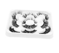 Homoyoyo 5pairs Fried Hair Eyelash Flower Tray False Eyelashes Natural Long Makeup Lashes for DIY Fake Lashes for Festive Occasions