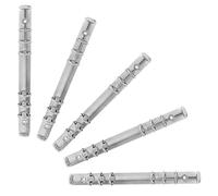 Homoyoyo 5Pcs 6-Ring Loose Leaf Binding Spines Combs for DIY Ring Binder, Stainless Steel Metal Material, Rust-Proof and Not Easy to Break, Suitable for Home and School Use in Silver