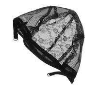 Homoyoyo 5pcs Adjustable Elastic Lace Wig Caps for Women Reusable Breathable Mesh Dome Hair Nets with High Elasticity and Decorative Flower Design Comfortable Fit for Cosplay Party Festival