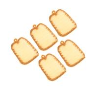 Homoyoyo 5pcs Adorable Bread Dishcloths Fast Drying Kitchen Dish Towels Multi Purpose Reusable Cleaning Cloths for Dishes Surfaces