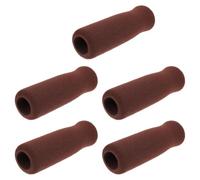 Homoyoyo 5pcs Brown Foam Handle Grip for Walking Sticks and Canes Anti-slip Sponge Material with Comfortable Foam Grip Suitable for Elderly and Disabled Individuals Versatile Use