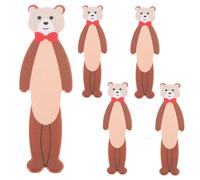 Homoyoyo 5pcs Cartoon Hair Clips Animal Pattern Hairpins Cute Acrylic Duckbill Design Random Styles for Everyday Wear Safe Material Random Color