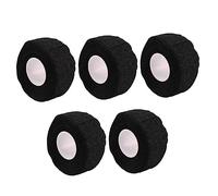 Homoyoyo 5PCS Cotton Self Adhesive Sports Tape Black Protective for Men Women Comfortable Supportive Wrap for Athletic Injury Prevention