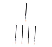 Homoyoyo 5pcs Dual Color Rubber Sponge Eyeshadow Applicator for Women and Latex Oval Tips Makeup Brush Kit Portable Eye Shadow Tool for Daily Use Parties Weddings and Travel