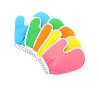 Homoyoyo 5pcs Exfoliating Gloves Bath Body Scrub Mitts Deep Cleansing Remover for Shower Spa Unisex Suitable Random Colors Random Color