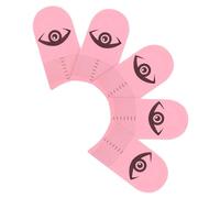 Homoyoyo 5pcs Eyelash Measuring Ruler Curling Ruler Lash Measure Tool for Eyelash Extensions Plastic Lash Stencils