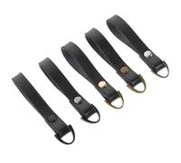 Homoyoyo 5pcs Genuine Leather Zipper Pull Tabs Replacement Heads for Backpacks Jackets Bags Easy Install DIY Zipper Repair Parts Boot Puller Accessories