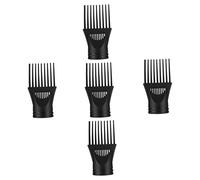 Homoyoyo 5Pcs Hair Dryer Nozzle Comb Reusable Hairdryer Attachment for Styling High Temperature Resistant Material Compatible with Blow Dryers for Sleek and
