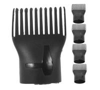 Homoyoyo 5Pcs High Temperature Resistant Hair Dryer Combs Nozzles Concentrator Comb Attachment for Efficient Styling and Detangling for Natural and Curly Hair Care