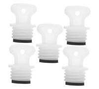 Homoyoyo 5pcs Hot Water Bottle Rubber Cap Leakproof Stopper Replacement Parts Safety Sealing Plug for Warm Water Bag