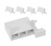 Homoyoyo 5pcs Microwave Oven Door Bracket Replacement for Models Plastic Door Closing Switch and Opening Mechanism Easy Install DIY Microwave Latch Support