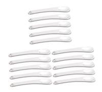 Homoyoyo 5pcs Mini Metal Makeup Spatula Set - Reusable Cosmetic Spoon for Creams and Masks - Tool for Mixing and Application Perfect for Skincare and Makeup Use Silver