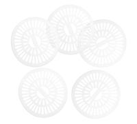 Homoyoyo 5pcs Plastic Washing Machine Spinner Cap Replacement Cover, White, Universal Fit, Easy Installation for Semi-automatic Washer and Dryer Safety Protection