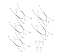 Homoyoyo 5pcs Plate Hanger for Wall, Stainless Steel Wire Holder