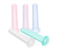 Homoyoyo 5Pcs Premium Silicone for Facial Massage Eye Wrinkle Treatment Home Cupping Therapy for Relaxation and Beauty Care