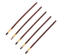 Homoyoyo 5pcs Reusable Brown Duckbill Hairclips Non-slip Smooth Surface Bobby Pins for Women Side Bangs and Updos Lightweight Flat Hair Styling Clips for Office Exercise Travel and Everyday