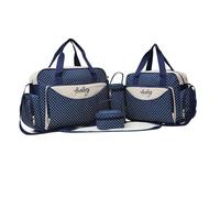 Homoyoyo 5pcs Shoulder Bag Handbag Chic Cloth Multi-purpose Mommy Tote Large Capacity Weekender with Several Side Pockets Big Bag Size about 40x31x16cm