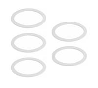 Homoyoyo 5pcs Silicone Sealing Rings for Coffee Bottle Food-grade Replacement Gaskets for Percolator Pot Coffee Container Six Servings Pattern