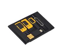 Homoyoyo 5pcs Sim Adapter Kit with Nano to Micro Sim Adapters and Otg Card Reader Set for Mobile Phones, Compatible with Multiple Devices, Portable and Versatile, Color Random