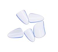 Homoyoyo 5pcs Sky-blue PC Pipa Nails Fingertip Protection Covers round Edge, Easy to Clean Musical Instrument Picks for Professional String Instrument Playing