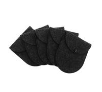 Homoyoyo 5pcs Small Felt Storage Pouches Portable Carrying Protective Bags Mini Cases for Travel and Daily Use Black