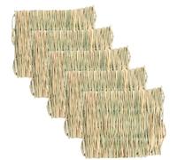 Homoyoyo 5Pcs Small Rabbit Mats Breathable Cooling Pads for Hamster Guinea Pig Bedding Nest, Four Seasons Use Indoor Animal Bed Pads