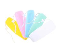 Homoyoyo 5pcs Soap Pouch Net Scrubbing Bags Drawstring, Handmade Soap Foam Maker for Shower and Bath, Multi-color Foaming Storage Nets for Exfoliating and Cleansing