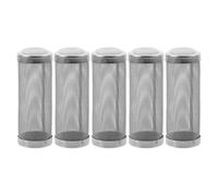 Homoyoyo 5pcs Stainless Steel Aquarium Filter Mesh Intake Guard 16mm for Shrimp and Fish Protection Tank Strainer Screen Compatible with Inflow Pumps