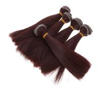 Homoyoyo 5pcs Straight Hair Wig Diy Doll Wigs for Lottie Dolls Home School Project Craft Supplies