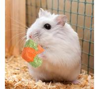 Homoyoyo 5Pcs Timothy Grass Chew Cubes and Carrot Powder Treats for Small Pets, Bunny and Rabbit Chew, Natural Alfalfa Grass Blocks for Guinea Pigs and Chinchillas