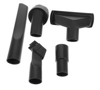 Homoyoyo 5pcs Vacuum Cleaner Accessories Kit with Natural Horsehair Brush PP Bristle Combination Round Brush Long Flat Nozzle Lightweight Durable Adapters for Inner Multipurpose Dusting and