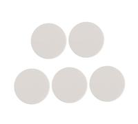 Homoyoyo 5pcs White Round Powder Puff Soft Latex Cosmetic Blending Sponges for Foundation and Loose Powder Application Suitable for Women and Salon Home and Travel Use
