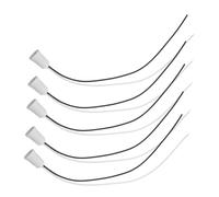 Homoyoyo 5pcs Wire Light Holder Screw-in Pendant Light Socket E12 E12 Pendant Lamp Bulb Socket with Plug White