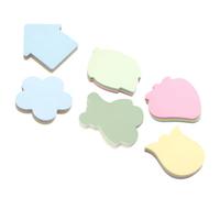 Homoyoyo 6 Books Memo Pads Memo Stickers Assorted Color Paper Creative Design Practical Record Reminders Can Be Posted on Desk Surfaces for Office Staffs and Students