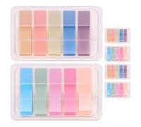 Homoyoyo 6 Boxes Assorted Colour Pet Sticky Index Tabs Reliable Adhesion and Easy to Write on Features for School and Office Use Book Markers for Reading and Annotation Supplies