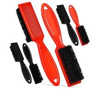 Homoyoyo 6 Pcs Barber Cleaning Tools with Comfortable Handle for Hair Clipper and Trimmer Versatile Hair and Beard Brush for Salon and Personal Use